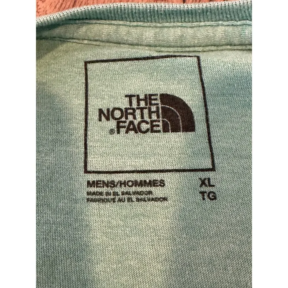 The North Face Green Half Dome Logo T-Shirt Men's Size XL Soft Short Sleeve Tee